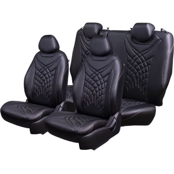 Чехлы Премиум Экокожа Байрон Президент|Жук на Renault Arkana