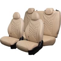 Чехлы Премиум Экокожа Байрон Президент|Жук на Renault Arkana