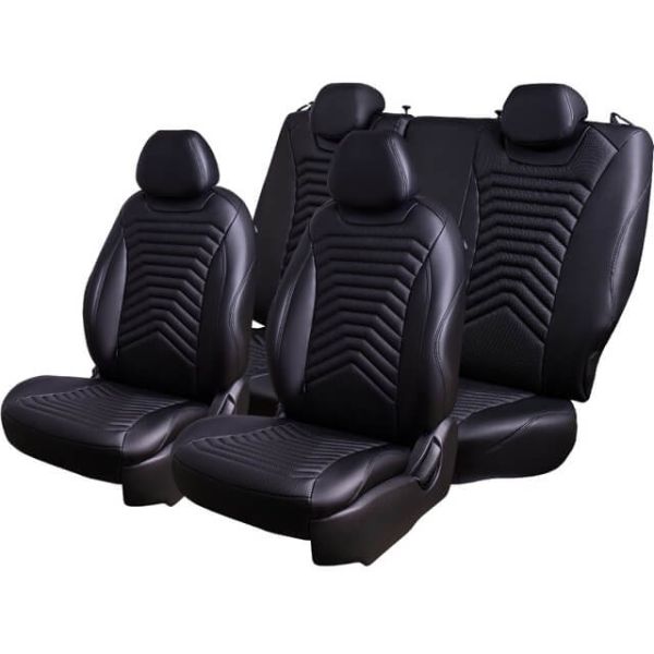 Чехлы Премиум Экокожа Байрон Президент|Жук на Renault Arkana