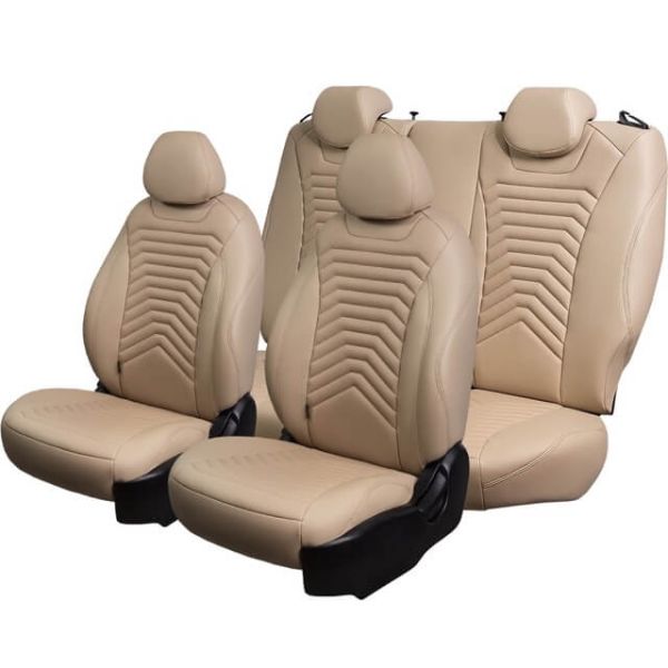 Чехлы Премиум Экокожа Байрон Президент|Жук на Renault Arkana