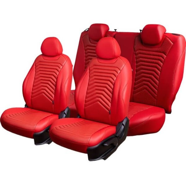 Чехлы Премиум Экокожа Байрон Президент|Жук на Renault Arkana