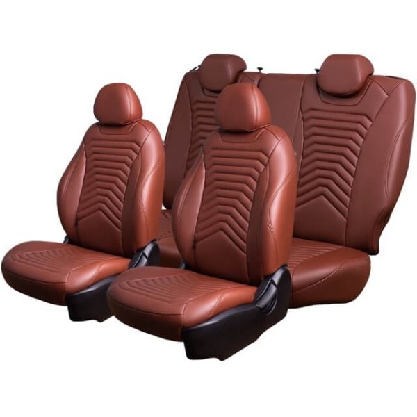 Чехлы Премиум Экокожа Байрон Президент|Жук на Renault Arkana